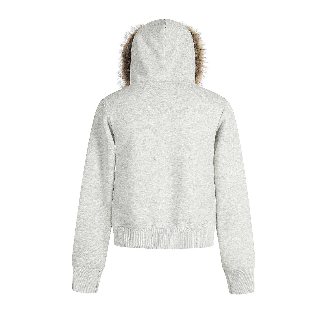 Splicing zipper hoodie