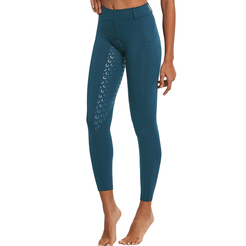 Anti-Slip Elastic High-Waist Workout Leggings