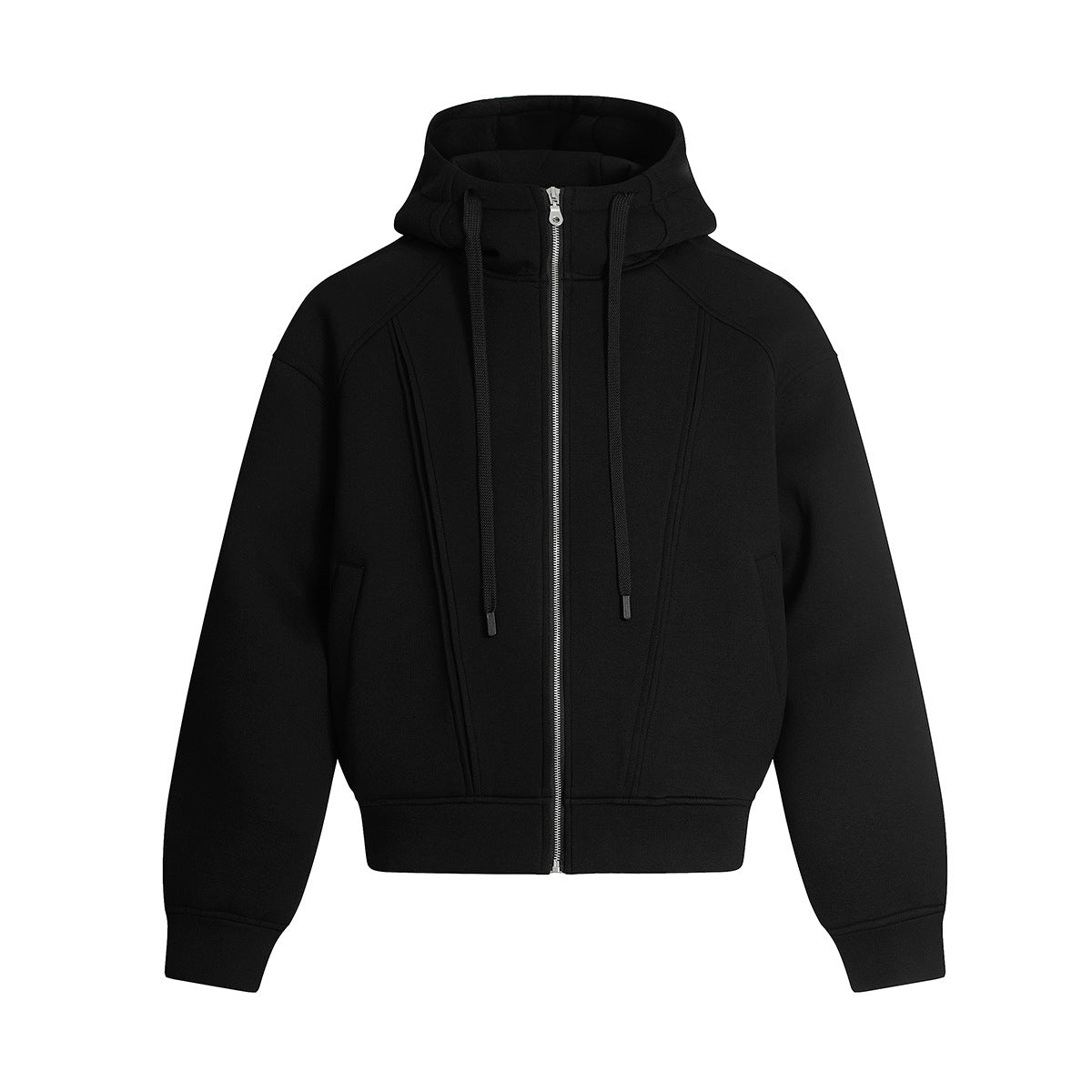 Cardigan zipper unisex hoodie