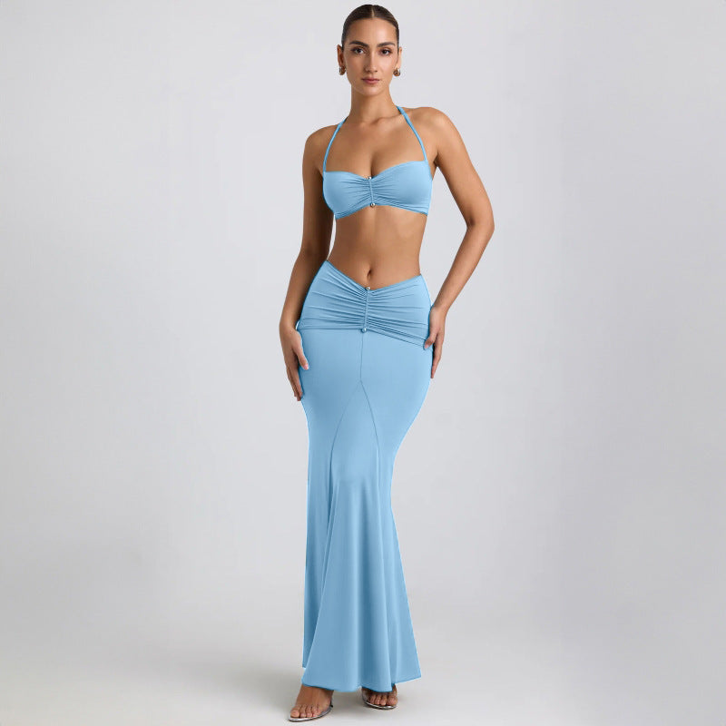 suspender hip hugging set