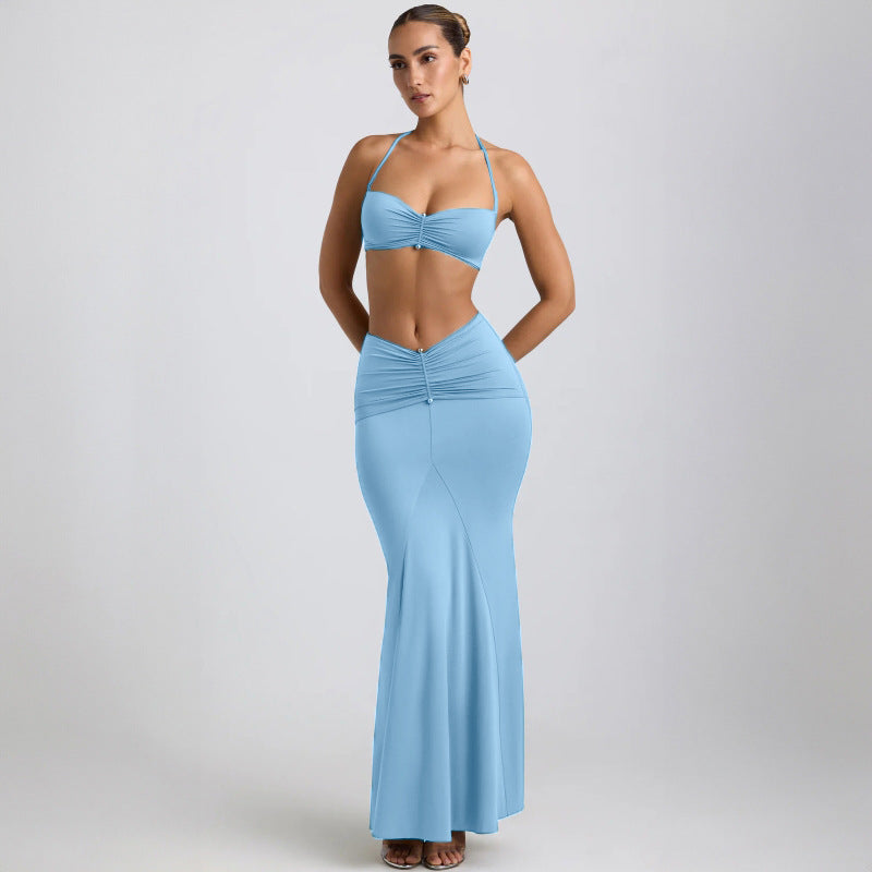 suspender hip hugging set