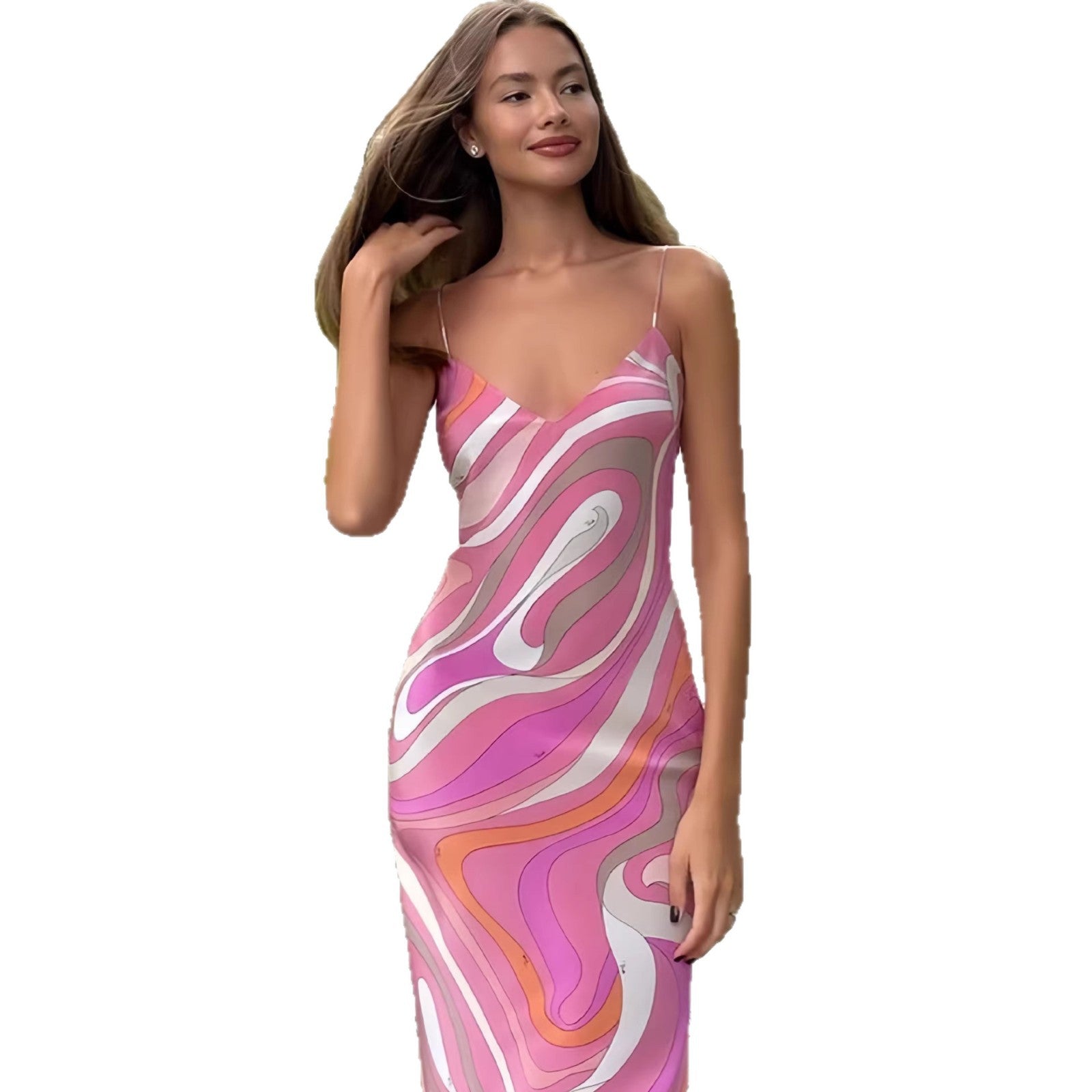 Resort Bold Contrasting Maxi Dress