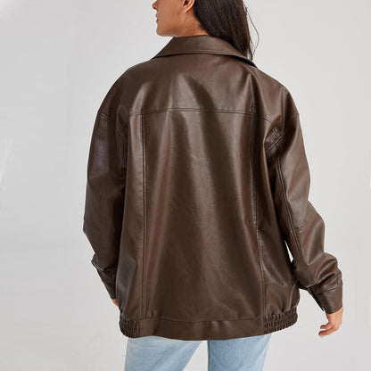 Unisex Pu Leather Jacket