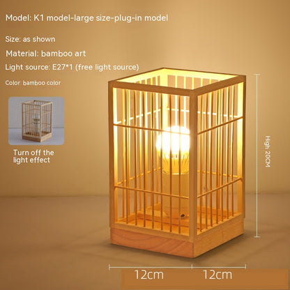 Atmosphere Retro Homestay Bedroom  Lamp