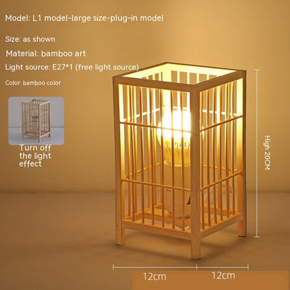 Atmosphere Retro Homestay Bedroom  Lamp