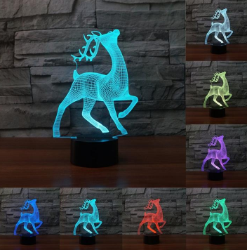 Deer LED Night Illusion Light