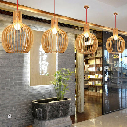 Nordic wooden Chandelier pendant lamp