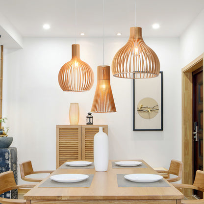 Nordic wooden Chandelier pendant lamp