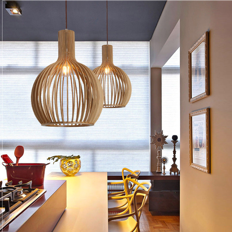 Nordic wooden Chandelier pendant lamp