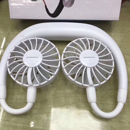 Charging portable  hanging neck fan