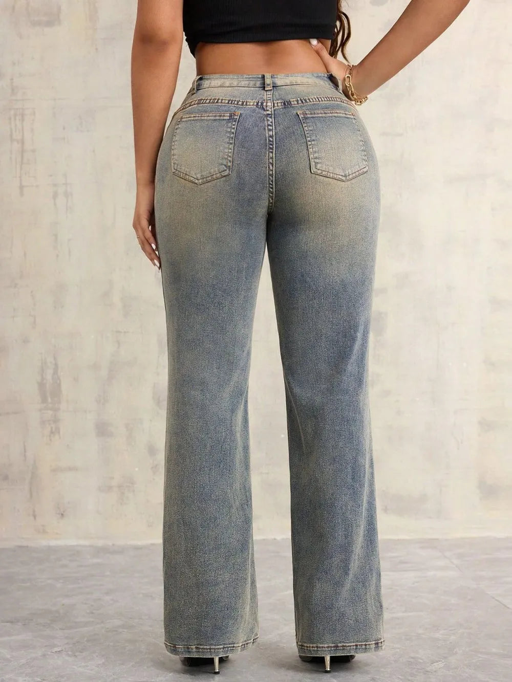 Cross Wide Leg Jeans