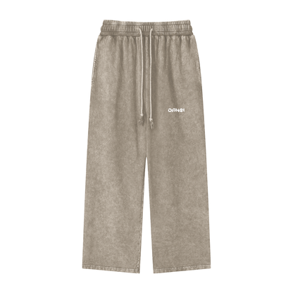 Snow Washed Straight Pants