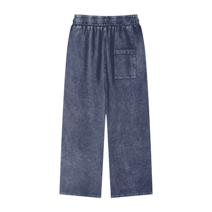Snow Washed Straight Pants
