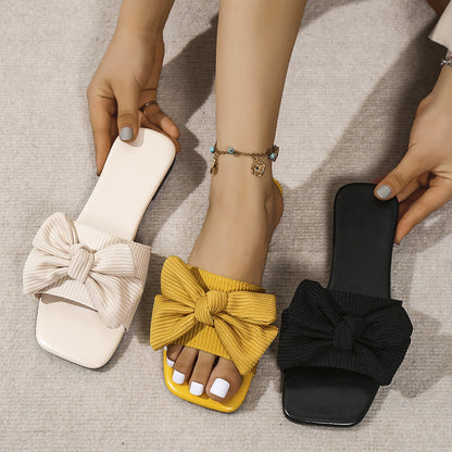 Bow-knot Outdoor Outdoor Slippers