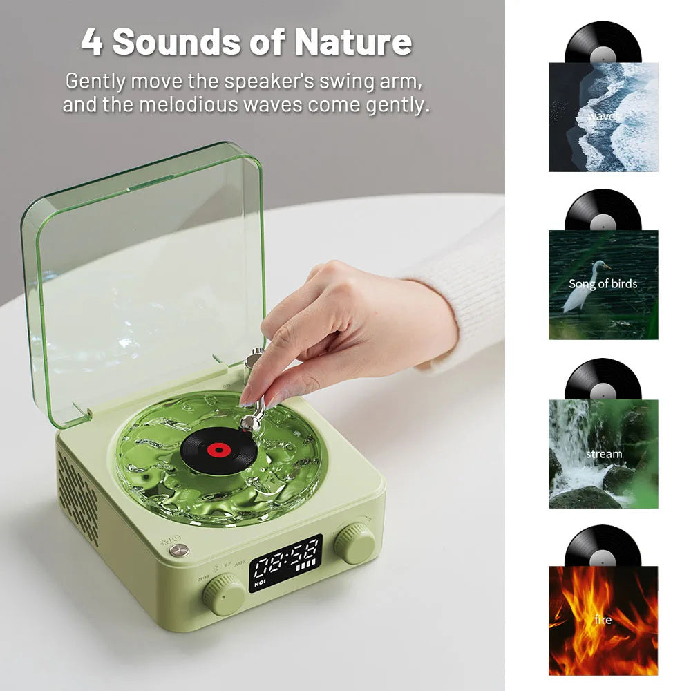 Retro Turntable Speaker Wireless Bluetooth