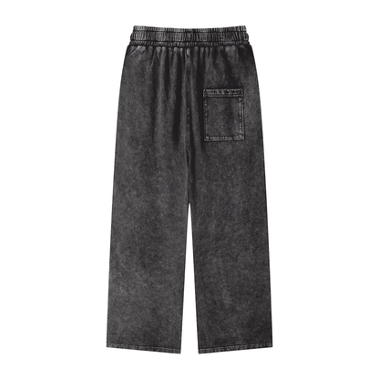 Snow Washed Straight Pants