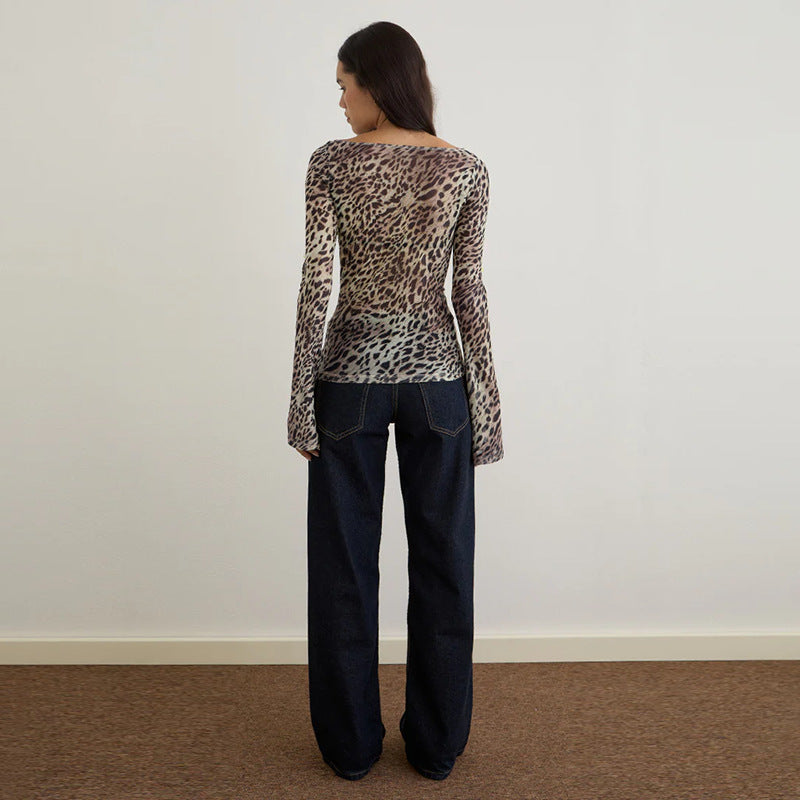 Animal Print Bodycon  top