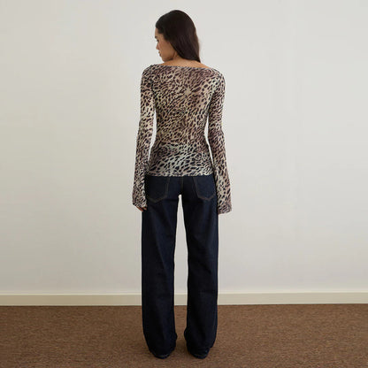 Animal Print Bodycon  top