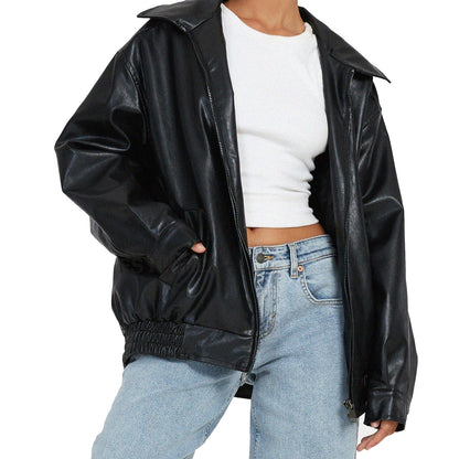 Unisex Pu Leather Jacket