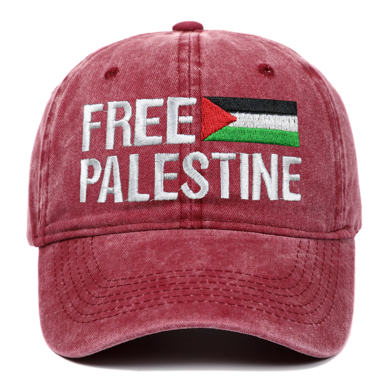 embroidered Palestinian retro hat Beanie