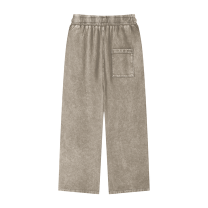 Snow Washed Straight Pants