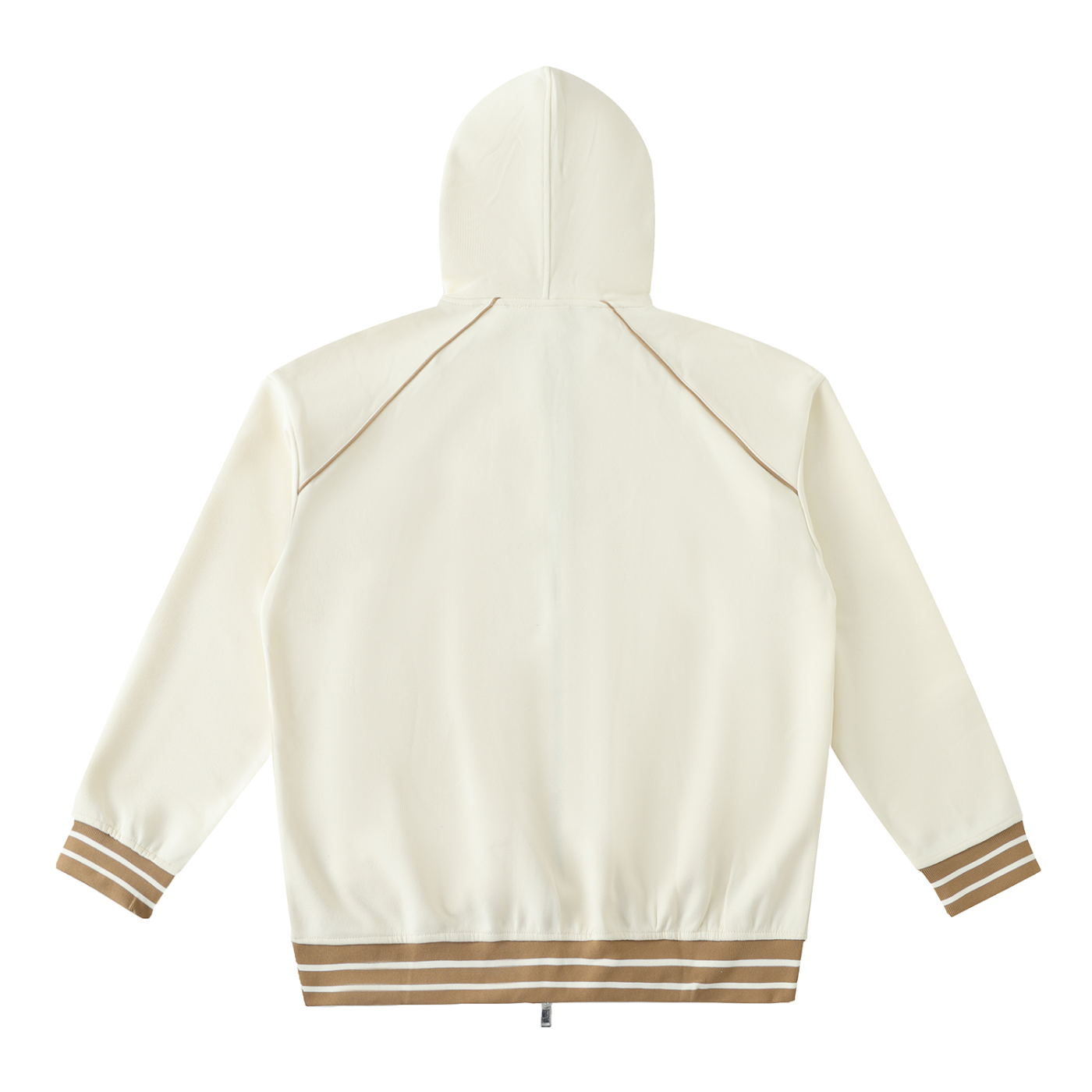 Striped Trim Hoodie