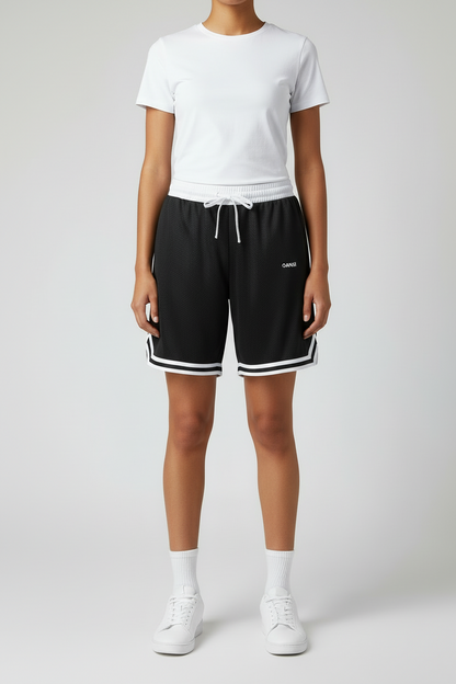 Unisex Classic Stripe Trim Shorts