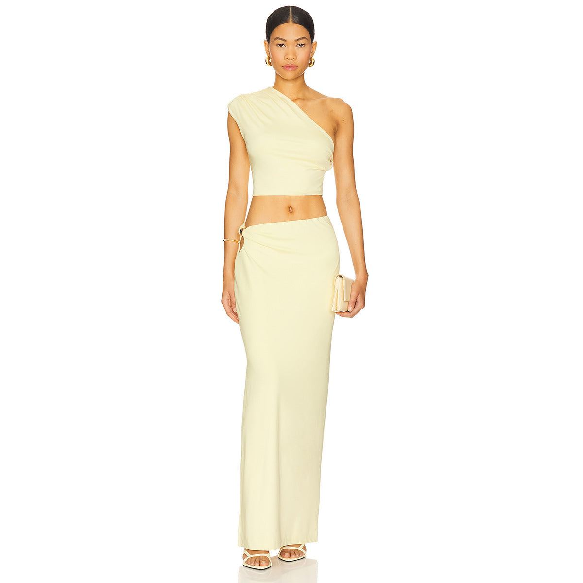 Elegant Women two piece skirt set