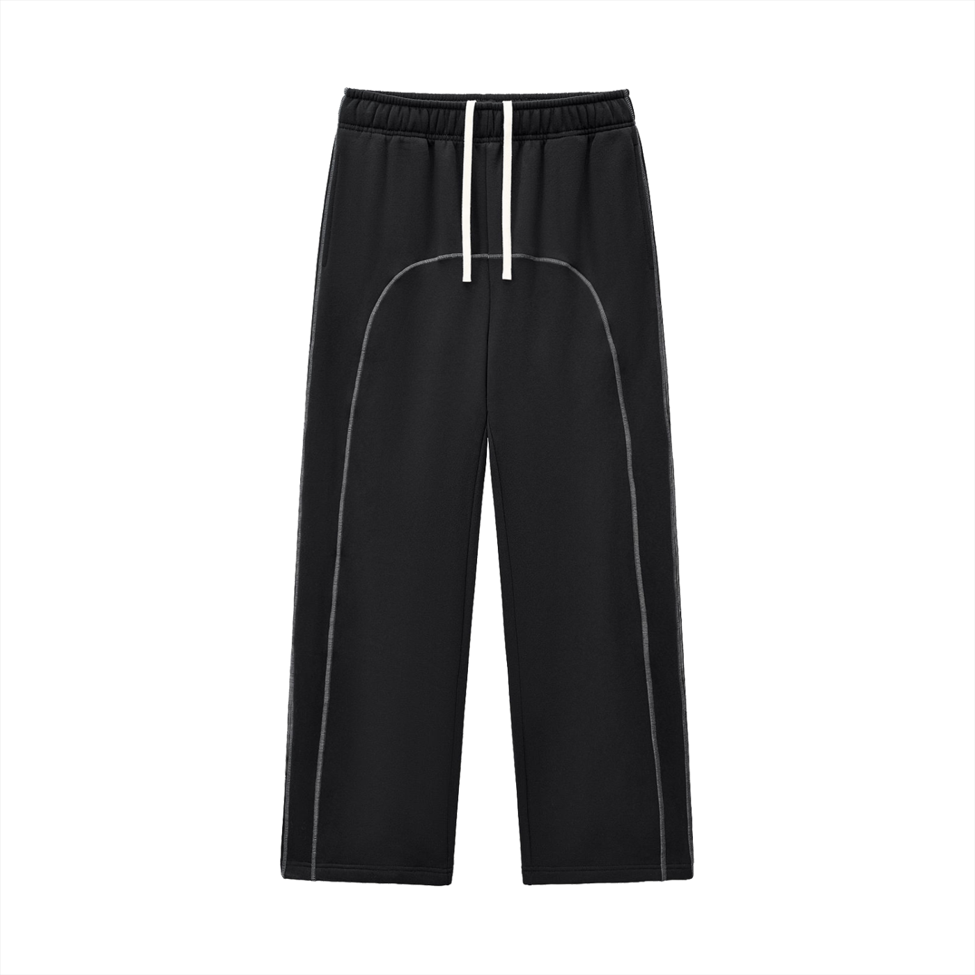 Contrast  Fleece Sweatpants