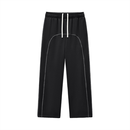 Contrast  Fleece Sweatpants