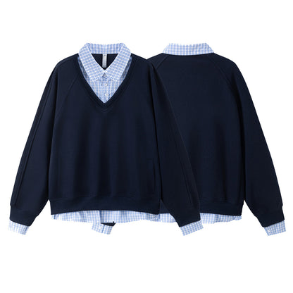 Unisex Collar hoodies sweatshirt