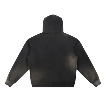 Frayed Fleece Hoodie