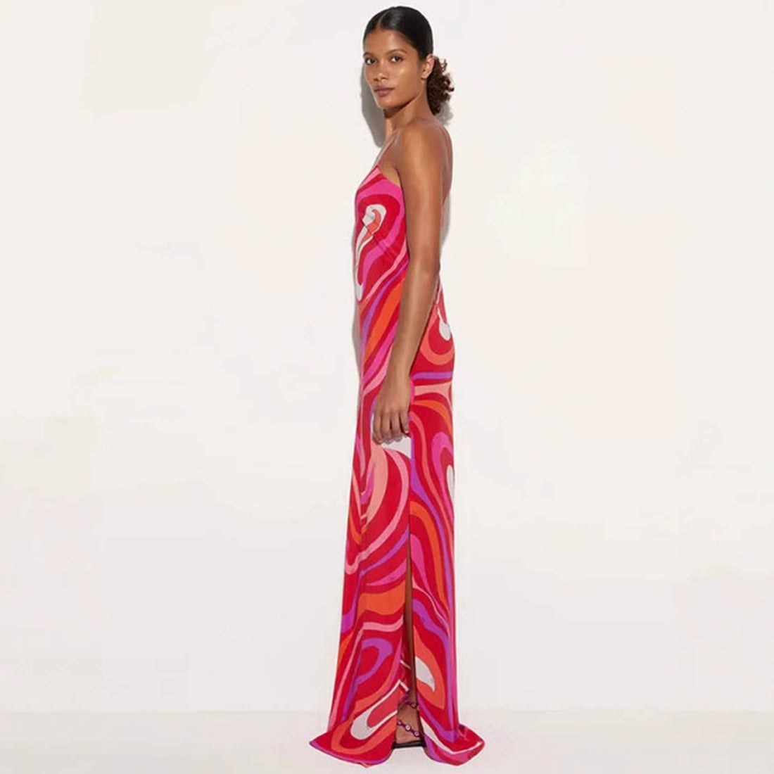 Resort Bold Contrasting Maxi Dress