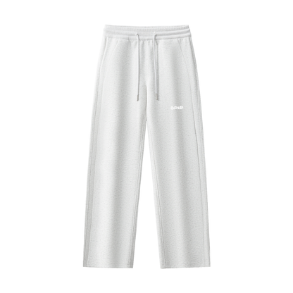 Drawstring Straight-Leg Sweatpants