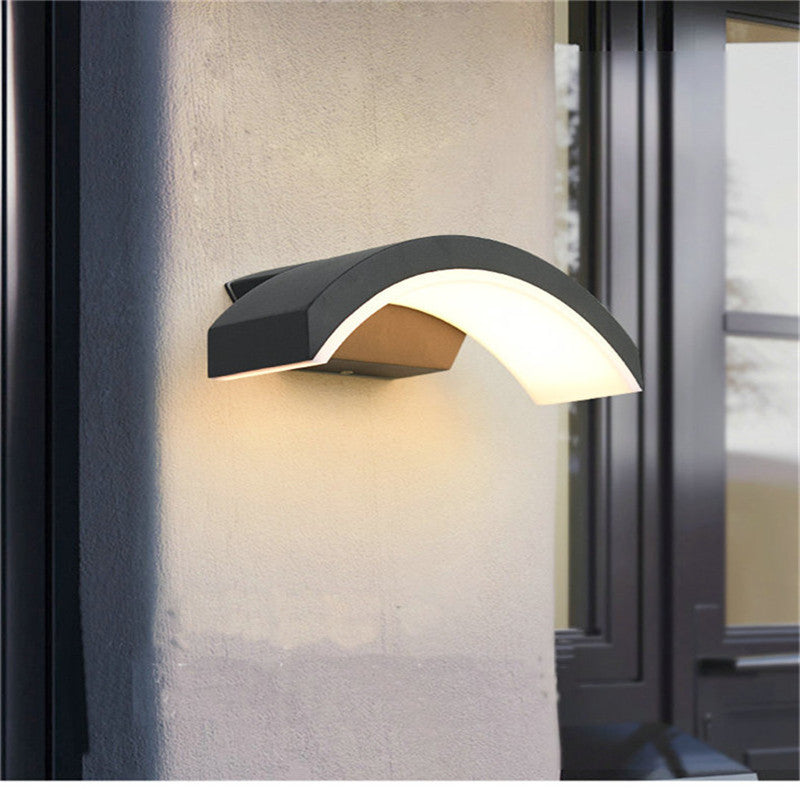 Outdoor eaves wall light