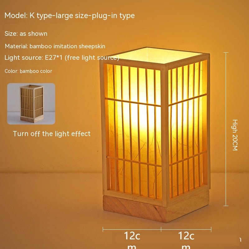 Atmosphere Retro Homestay Bedroom  Lamp