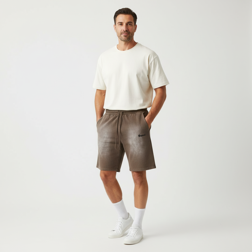 Rectangle Washed Shorts