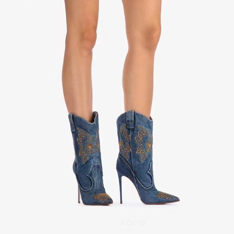 cowboy boot high heels