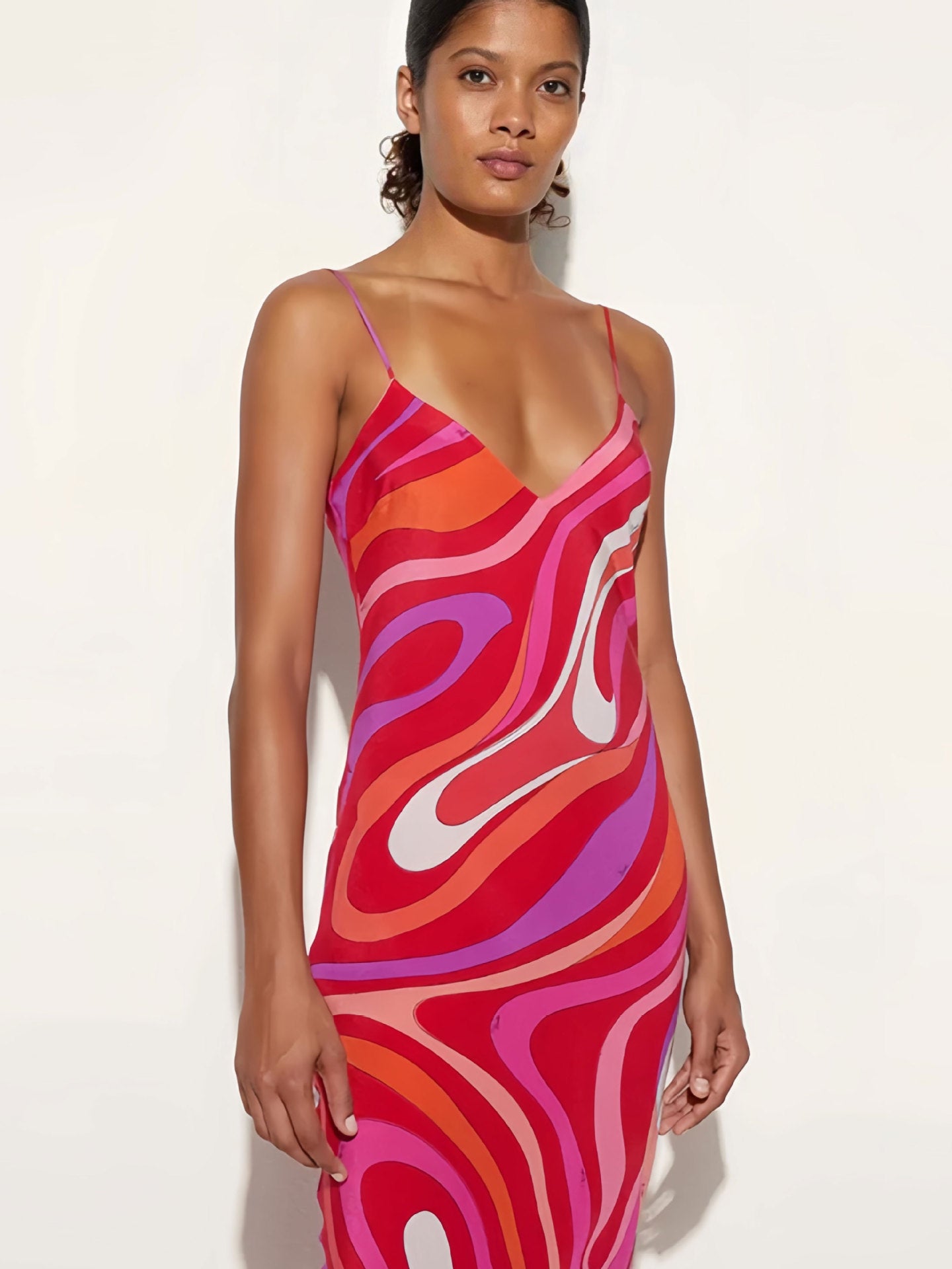 Resort Bold Contrasting Maxi Dress