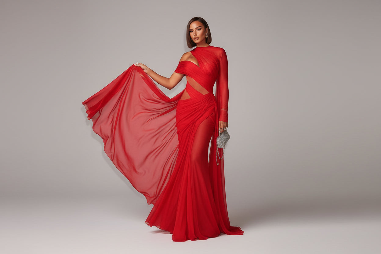 Elysian Flow evening Dress