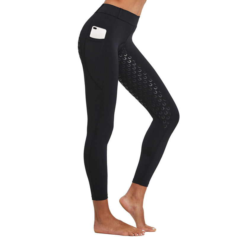 Anti-Slip Elastic High-Waist  Workout Leggings