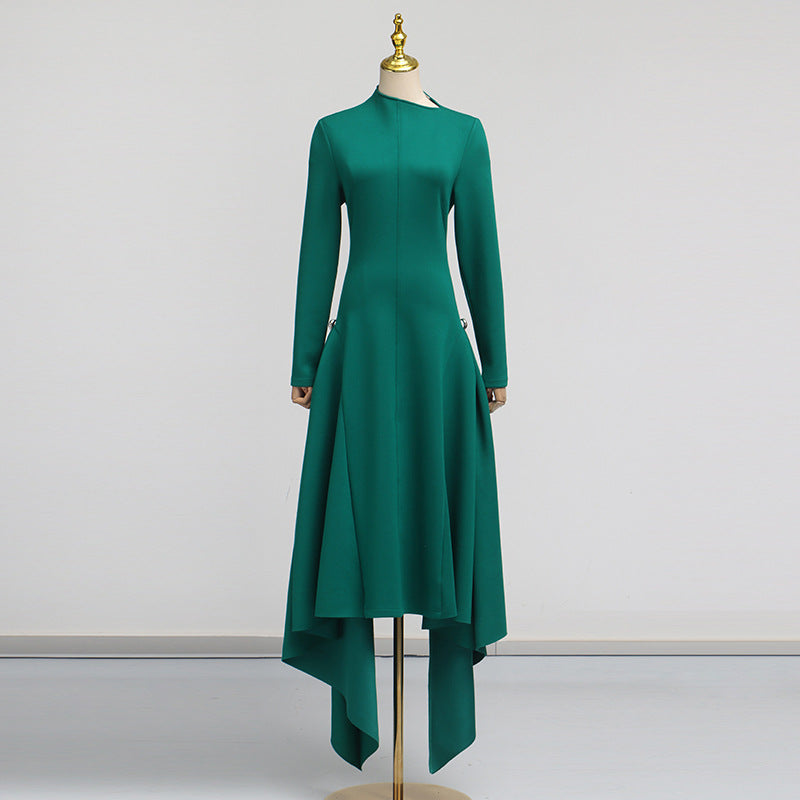 Urban Hem  ruffle Ruffle Midi Dress