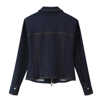 Chic Raw Denim Two-Piece Co-ord