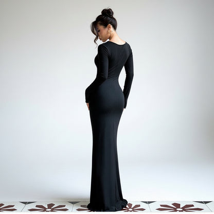 Midnight Siren Evening party Maxi Dress