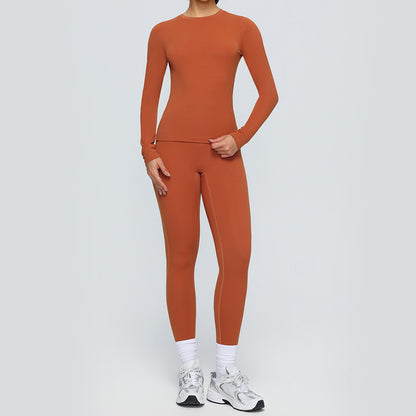 fitted  long sleeved pants Active Wear  set