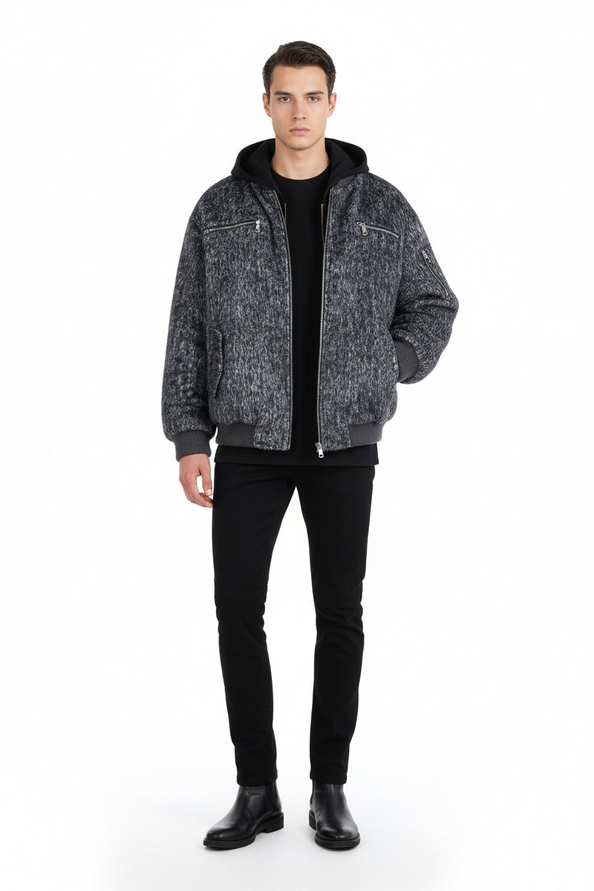 Faux Hoodie Sweatshirt