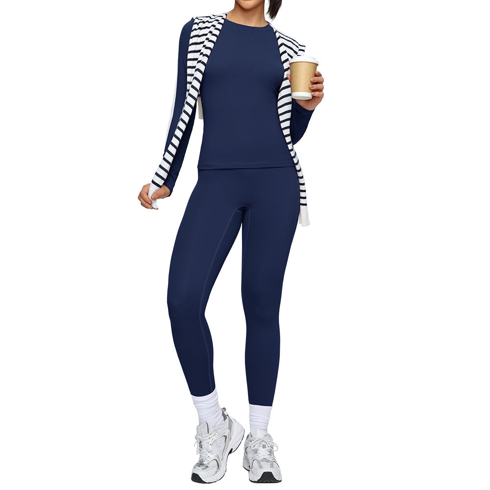 fitted  long sleeved pants Active Wear  set
