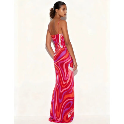 Resort Bold Contrasting Maxi Dress
