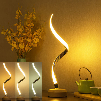 LED Spiral Table Lamp