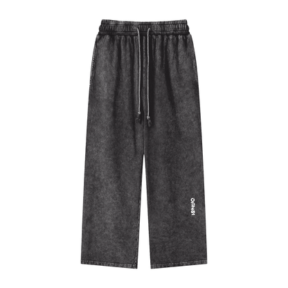 Snow Washed Straight Pants